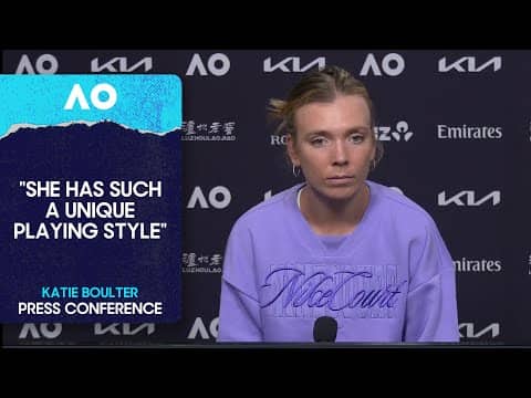 Katie Boulter Press Conference | Australian Open 2026 First Round