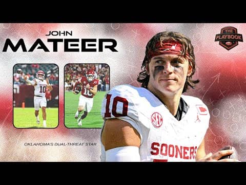 Legit Heisman contender? Explaining John Mateer's early Sooners success in four plays | The Playbook