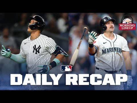Judge and Raleigh hit milestone homers, Mariners clinch AL West | Morning Lineup (MLB Daily Recap)
