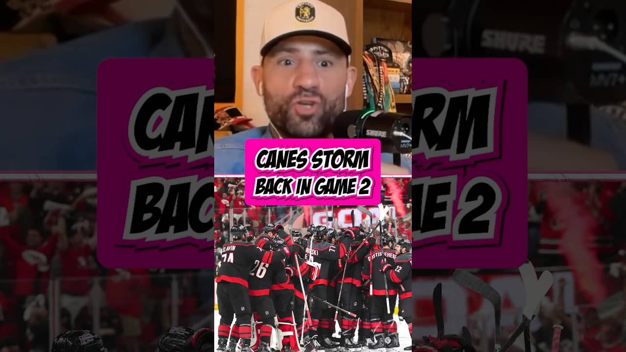 We got to witness an all-timer comeback from the Canes in Game 2 🍿