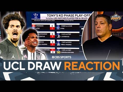 UCL Draw REACTION: KO Phase Play-off PREDICTIONS