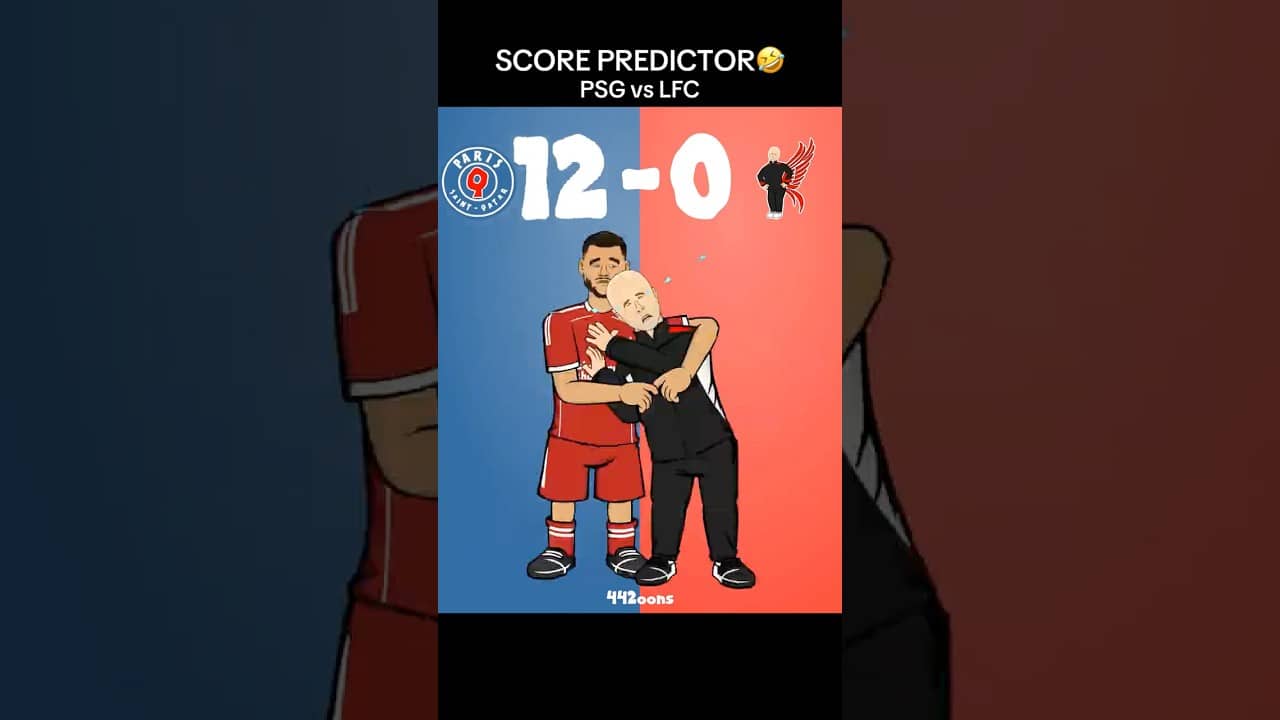 SCORE PREDICTOR🤣 PSG vs Liverpool #championsleague #liverpool #psg