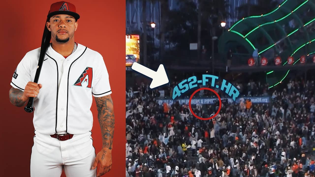 Ketel Marte hits a baseball very, very, very far 😳 (452-ft. homer!) | MLB Highlights