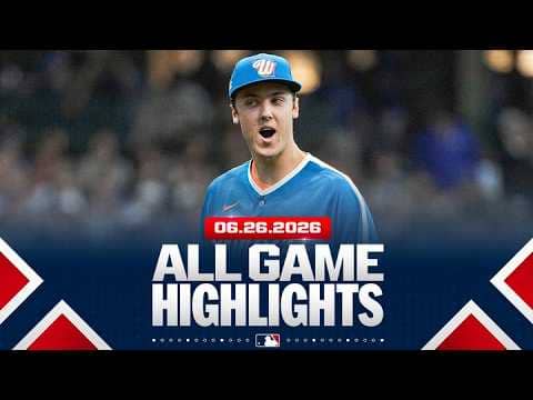 Highlights from ALL GAMES on 6/26 (Jacob Misiorowski strikes out 8, White Sox score 22, and MORE!)