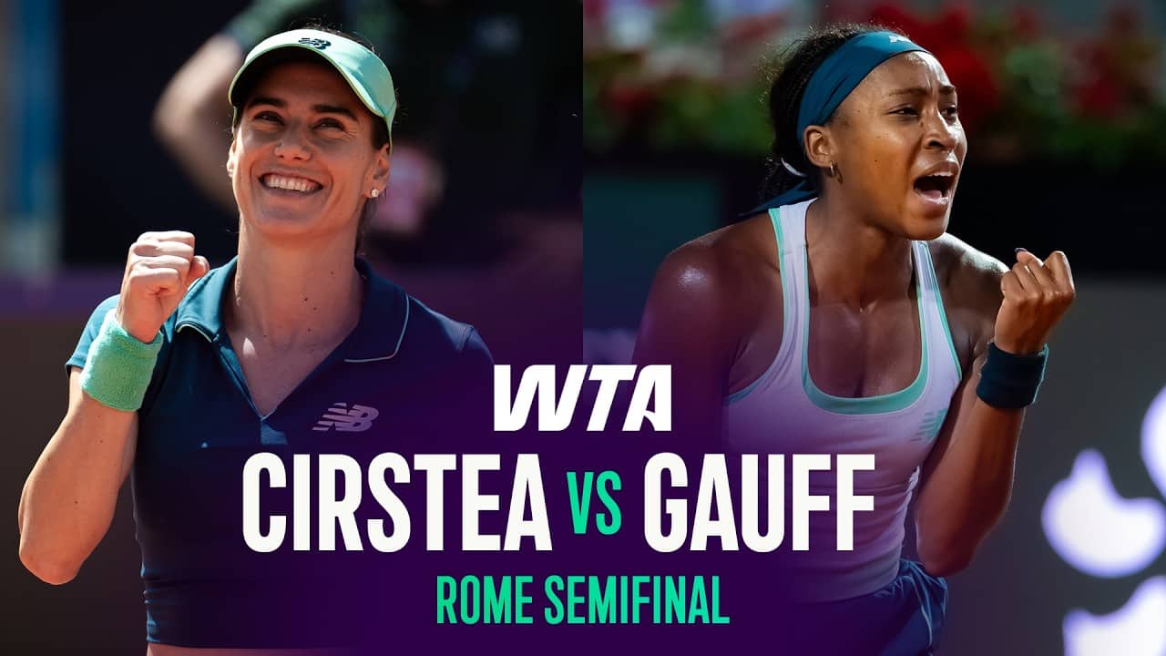 Sorana Cirstea vs. Coco Gauff | 2026 Rome Semifinal | WTA Match Highlights