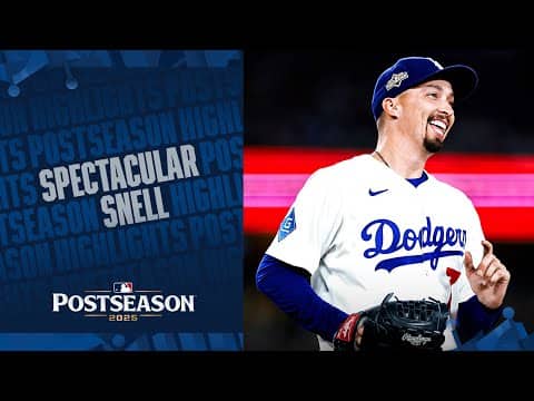 Blake Snell has been DOMINANT in the 2025 Postseason (0.86 ERA, 28 strikeouts in 21 innings!) 🔥