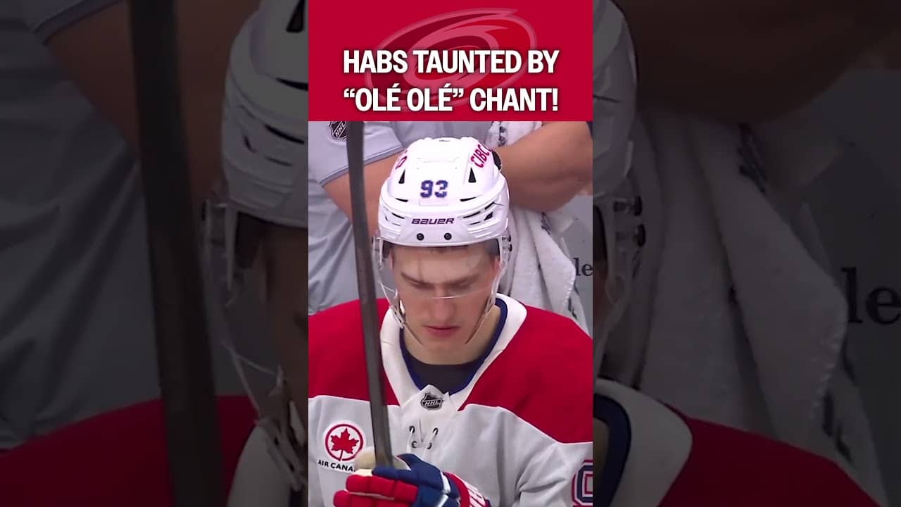 ICE COLD "Olé Olé" chant from Canes fans 🥶