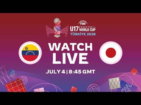 LIVE - Venezuela v Japan | FIBA U17 Basketball World Cup 2026 | Class. 13-16