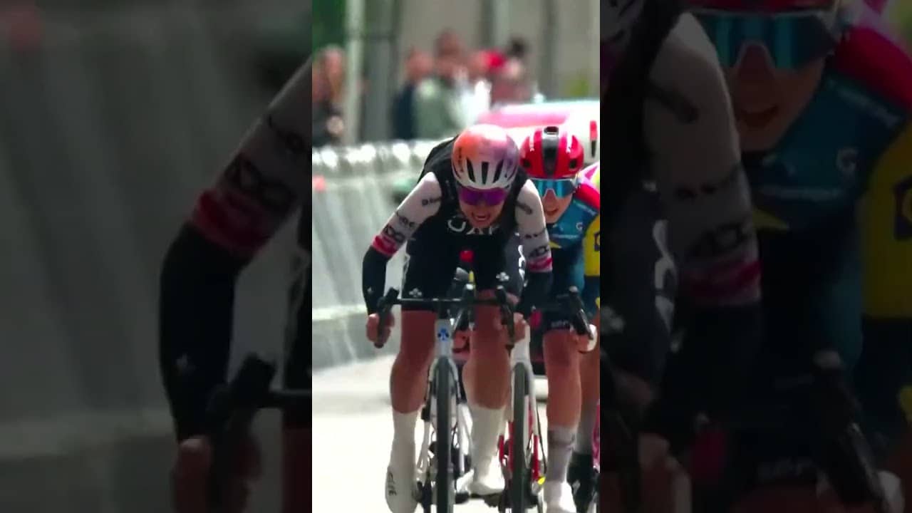 The late breakaway just about stays away! 🤏