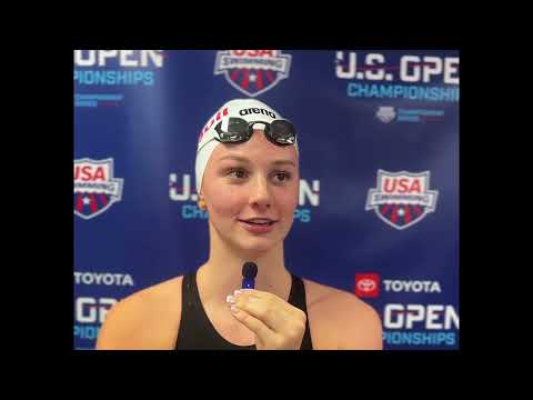 Summer McIntosh on OTC Camp with Bowman: "Definitely got us in shape very quickly"