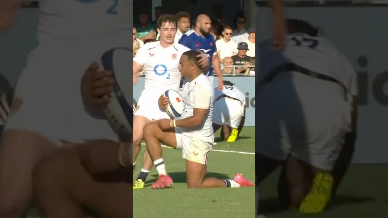 Max Ojomoh going through untouched 😮‍💨 #EnglandRugby #Rugby