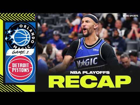 UPSET ALERT! 🚨 | Magic STUN Pistons, take 1-0 series lead | 2026 NBA Playoffs
