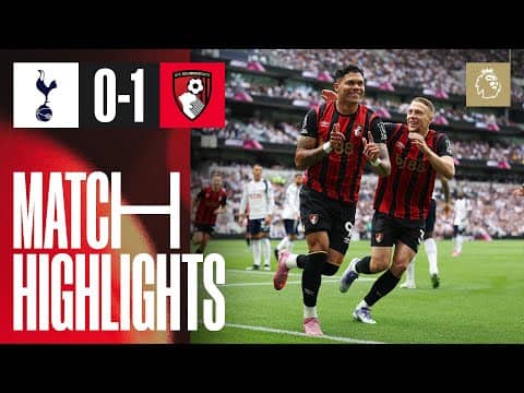 Early Evanilson finish secures back-to-back Premier League wins | Spurs 0-1 AFC Bournemouth