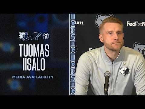 Tuomas Iisalo Press Conference | Grizzlies vs. Nuggets