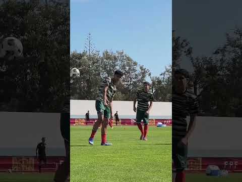 Cristiano Ronaldo Jr. shows his tricks 🇵🇹⚽️🤩 (Via @rac.video/IG)