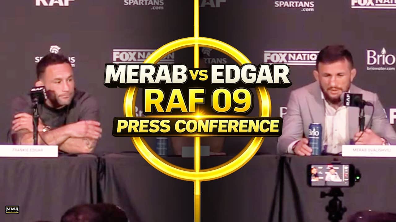 Merab Dvalisvhili vs. Frankie Edgar RAF 09 Press Conference | MMA Fighting