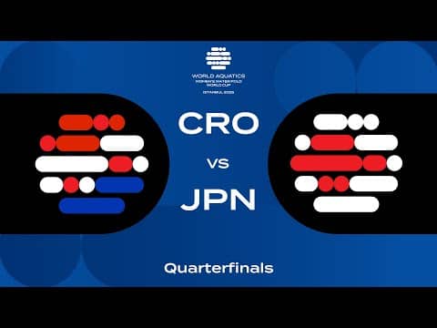 Croatia vs Japan | Women's Water Polo World Cup 2025 Quarterfinals Highlights