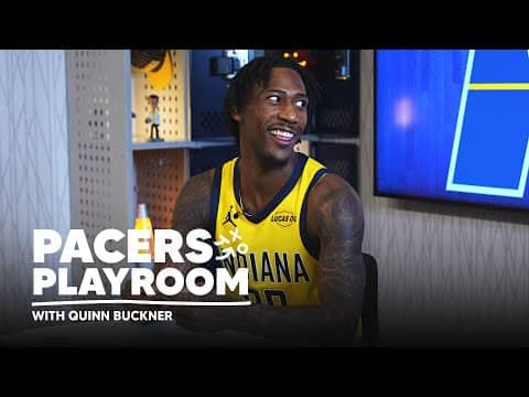 Quenton Jackson Joins Quinn Buckner for a Game of UNO and Connect 4 in the Pacers Playroom