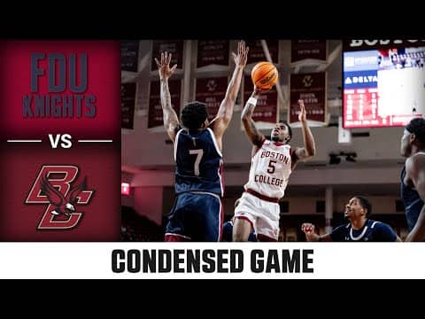 Fairleigh Dickinson vs. Boston College Condensed Game | 2025-26 ACC Men’s Basketball