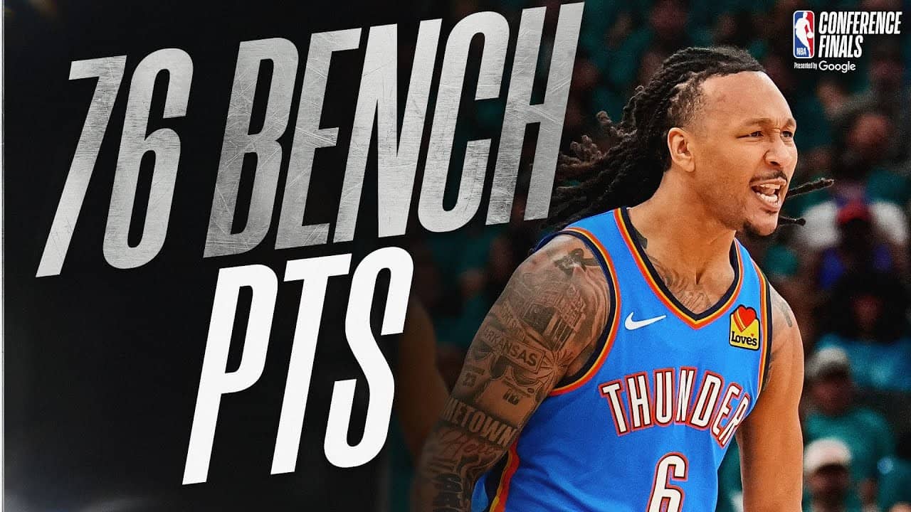 Thunder HISTORIC Playoff Bench Performance | May 22, 2026