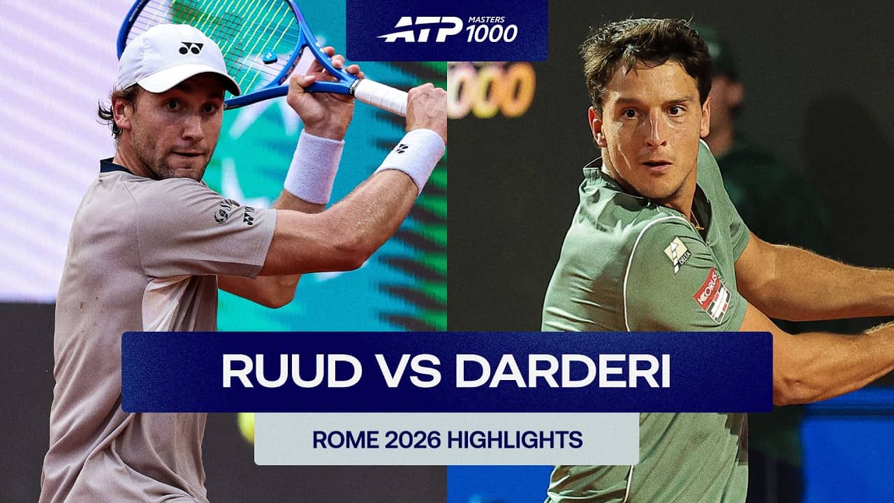 Casper Ruud vs. Luciano Darderi Highlights | Rome 2026 Semi-Final