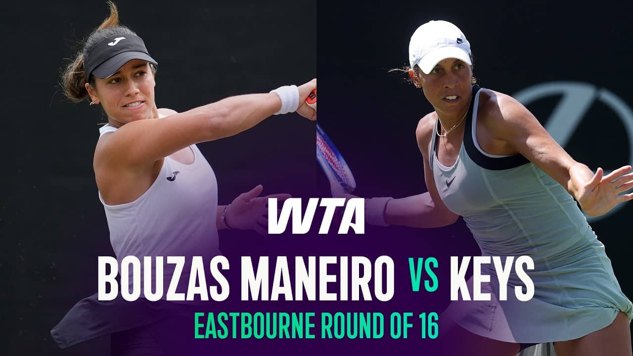 Jessica Bouzas Maneiro vs. Madison Keys | 2026 Eastbourne Round of 16 | WTA Match Highlights