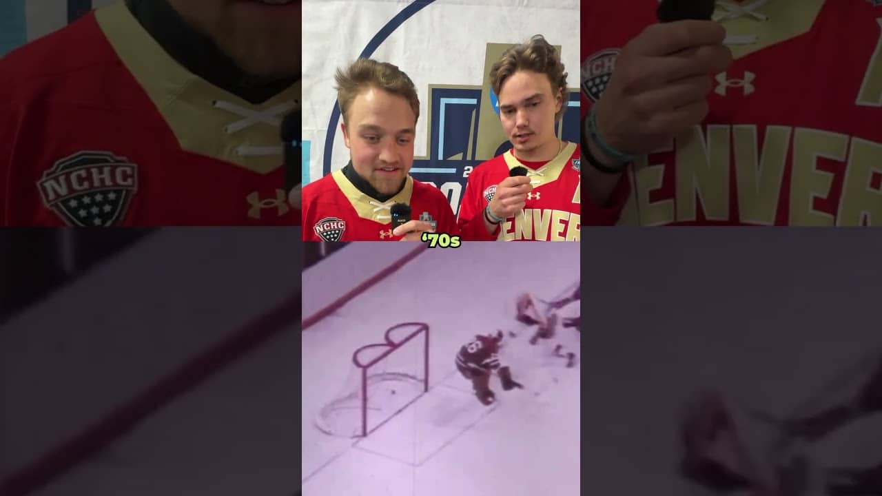 Can you guess the decade of old Frozen Four videos? 🤔 #shorts