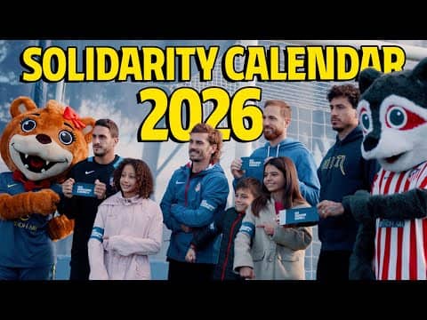 Atlético de Madrid Foundation introduces its 2026 solidarity calendar