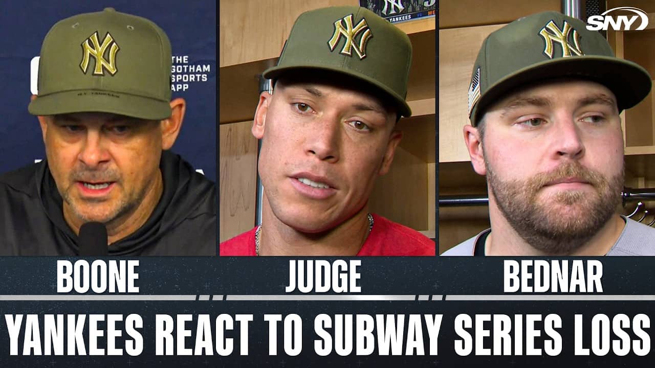 Aaron Boone, Aaron Judge, more Yankees react to stunning Subway Series loss vs. Mets at Citi Field