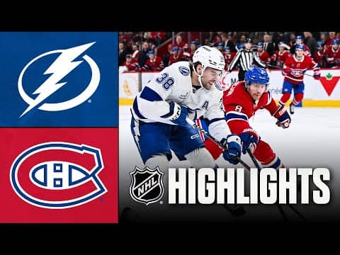 Lightning vs. Canadiens | NHL Highlights | December 09, 2025