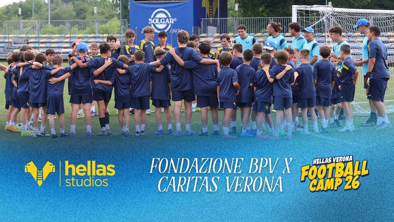 Fondazione BPV sostiene i Summer Camp gialloblù per 14 giovani seguiti da Caritas Verona