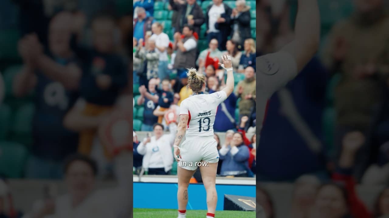 We’d all run through a wall for Meg Jones 🏃‍♂️ | #redroses #englandrugby