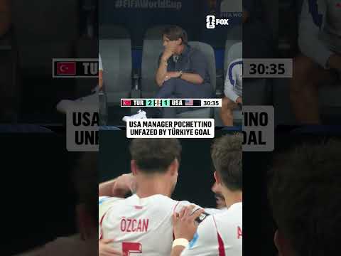 Mauricio Pochettino's reaction as the USMNT trails for the first time at the 2026 FIFA World Cup