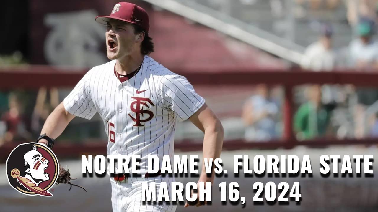 Notre Dame vs. Flodia State Full Game Replay | ACC Baseball (2024)