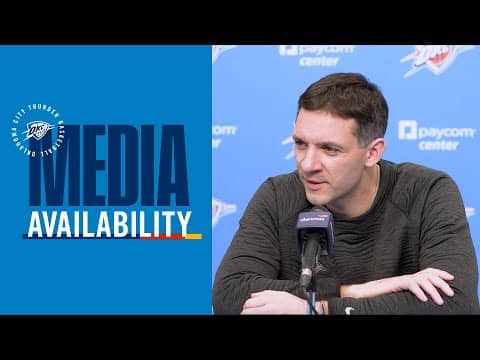 Coach Daigneault on the Thunder’s win over the Timberwolves | Post Game Media | November 26, 2025