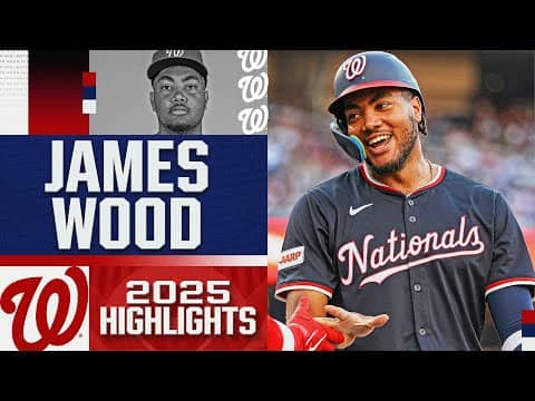 BREAKOUT SEASON? 😳 James Wood was named an All-Star and slugged 31 HR in 2025 for the Nationals!