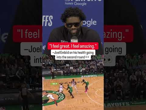 Joel Embiid is feeling HEALTHY 🙌