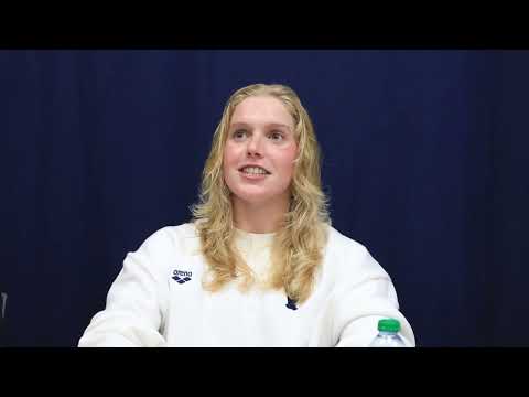 Claire Curzan on 100 Back: "Hopefully this year, maybe next year, chasing the 47 Barrier"