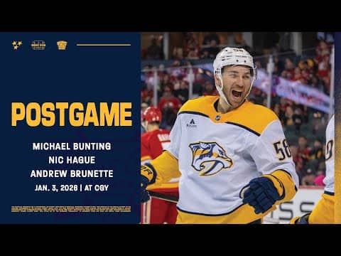 Bunting, Hague & Brunette - Postgame: Jan. 3, 2025