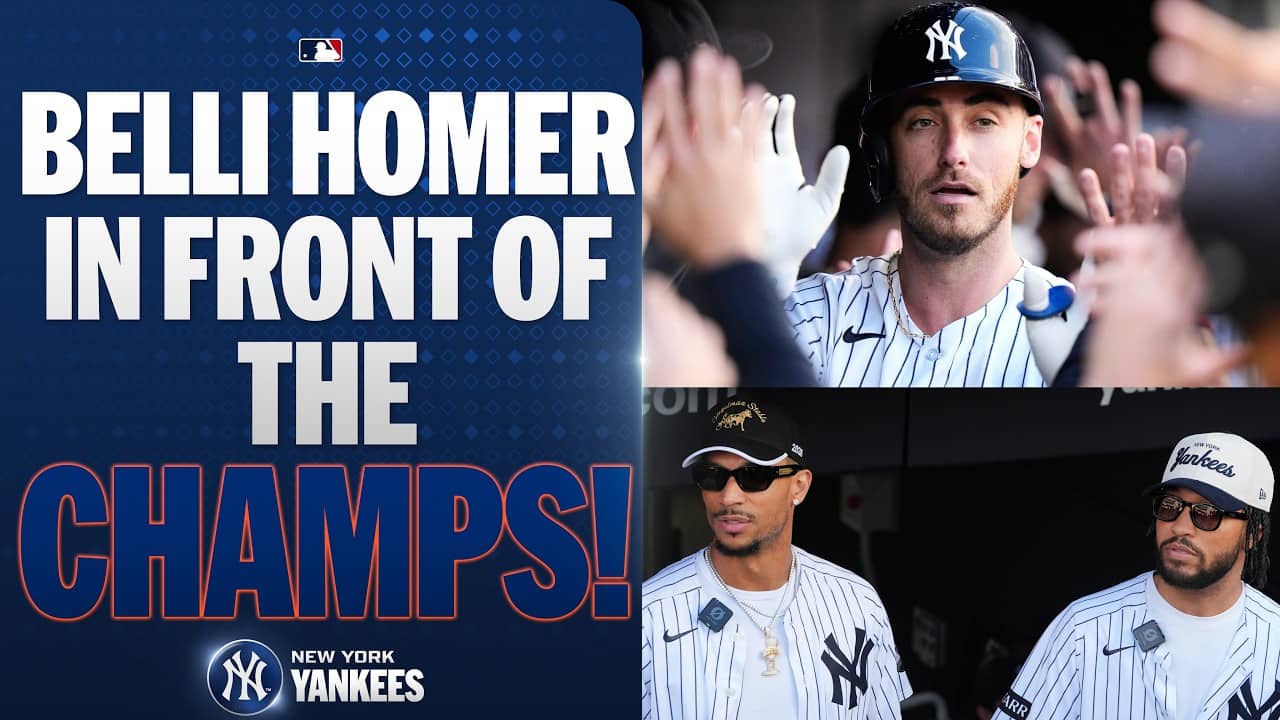 Cody Bellinger CRUSHES a two-run homer with the KNICKS in the building! 🏀🏆 | MLB Highlights