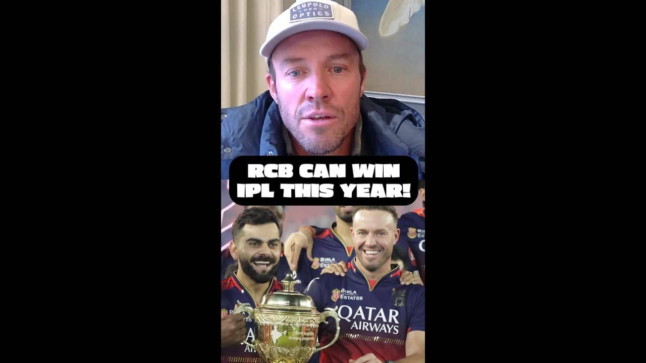 AB is backing RCB to go BACK-TO-BACK! 🏆🏆  #IPL #cricket