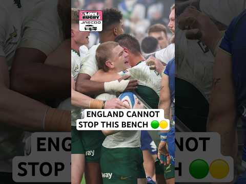 Rassie's bench is the most dangerous in world rugby right now 🇿🇦🏉 #Springboks #Rugby