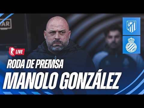 🔴 LIVE | 🎥 Roda de premsa de Manolo González prèvia a l’Atlético de Madrid 🆚 Espanyol