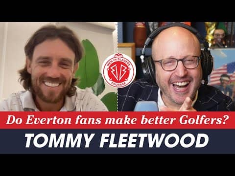 Tommy Fleetwood talks Golf lessons w/ Pep Guardiola, “suffering” as an Everton fan, Ryder cup win