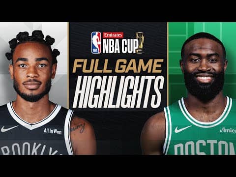 NETS at CELTICS | EMIRATES NBA CUP 🏆 | FULL GAME HIGHLIGHTS | November 21, 2025
