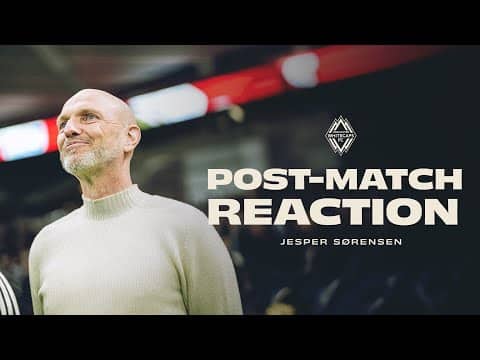 Jesper Søresen's Post-Victory Reaction vs RSL