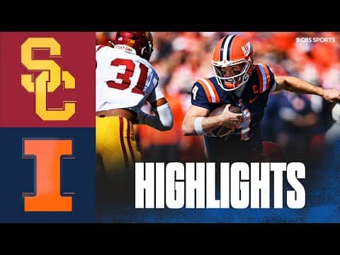 No. 23 Illinois outlasts No. 21 USC with GW Field Goal | Can USC make the CFP? | Highlights & Recap