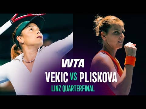 Donna Vekic vs. Karolina Pliskova-Match Highlights