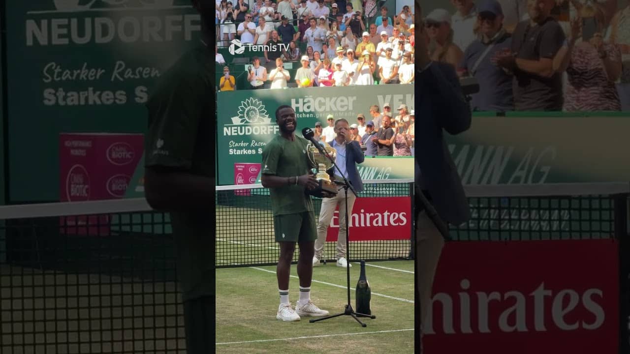 Tiafoe's German Skills 👀🤣