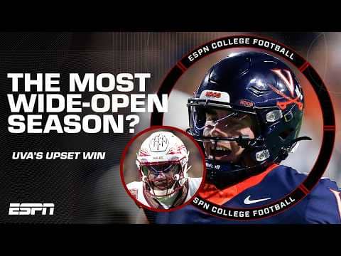 Virginia UPSETS FSU 👀 Is parity starting to show itself in college football? (@ATT) | The CFB Show